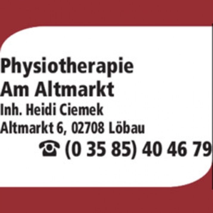 Physiotherapie Am Altmarkt - Heidi Ciemek